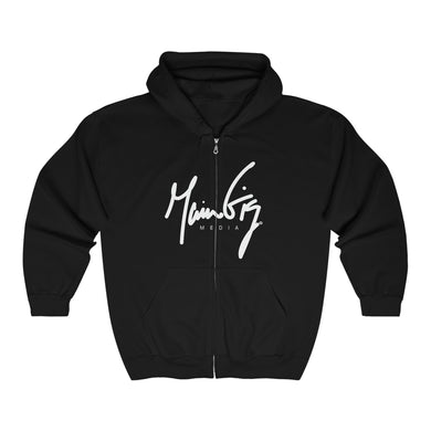 MainGig Media Full Zip Hooded Sweatshirt